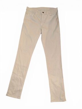 Fidelity Slim Fit Jeans Sz 32 NWOT Light Beige Neutral Denim | Premium Designer